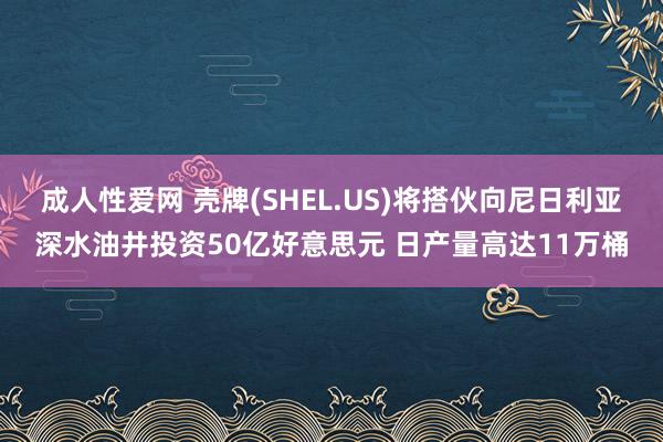 成人性爱网 壳牌(SHEL.US)将搭伙向尼日利亚深水油井投资50亿好意思元 日产量高达11万桶