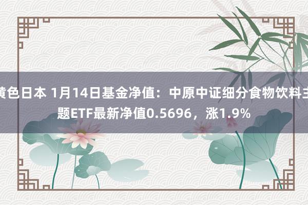 黄色日本 1月14日基金净值：中原中证细分食物饮料主题ETF最新净值0.5696，涨1.9%