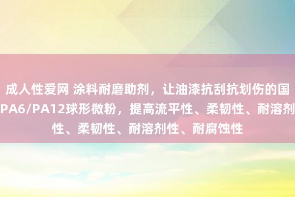 成人性爱网 涂料耐磨助剂,让油漆抗刮抗划伤的国产尼龙微球、PA6/PA12球形微粉,提高流平性、柔韧性、耐溶剂性、耐腐蚀性