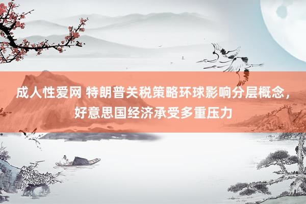 成人性爱网 特朗普关税策略环球影响分层概念,好意思国经济承受多重压力
