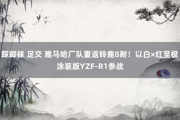 踩脚袜 足交 雅马哈厂队重返铃鹿8耐！以白×红至极涂装版YZF-R1参战