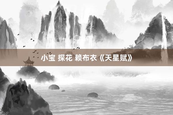 小宝 探花 赖布衣《天星赋》