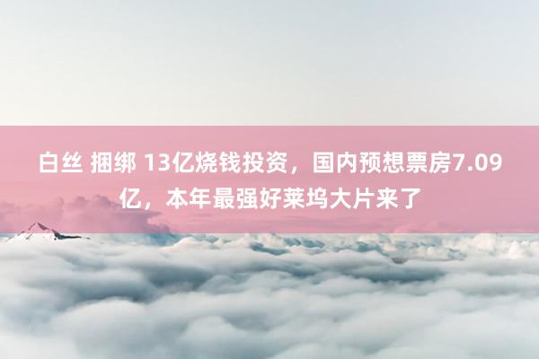 白丝 捆绑 13亿烧钱投资，国内预想票房7.09亿，本年最强好莱坞大片来了